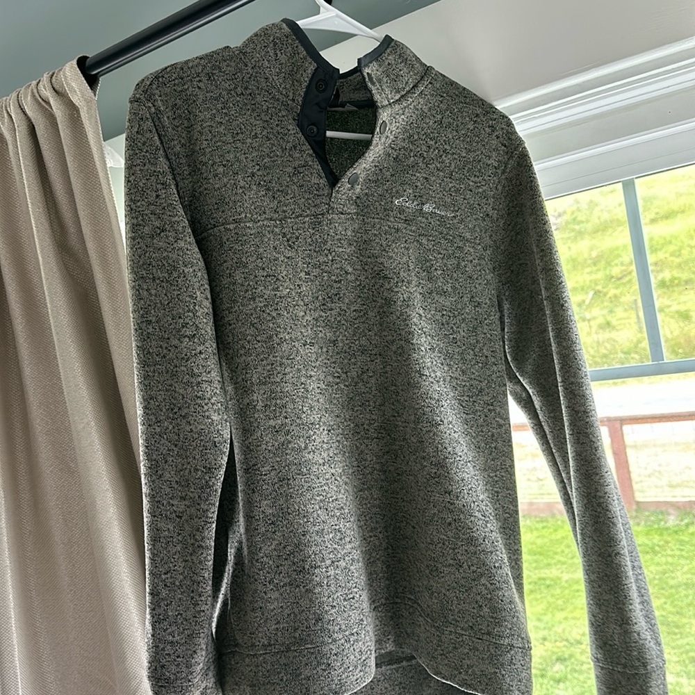 Eddie Bauer Gray Sweatshirt